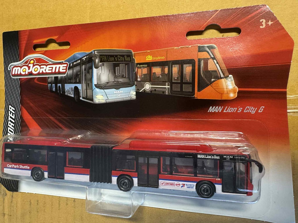 City Bus - Man Lions City G Red Car Park Shuttle