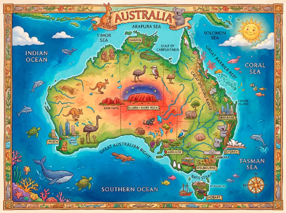 Map Of Australia