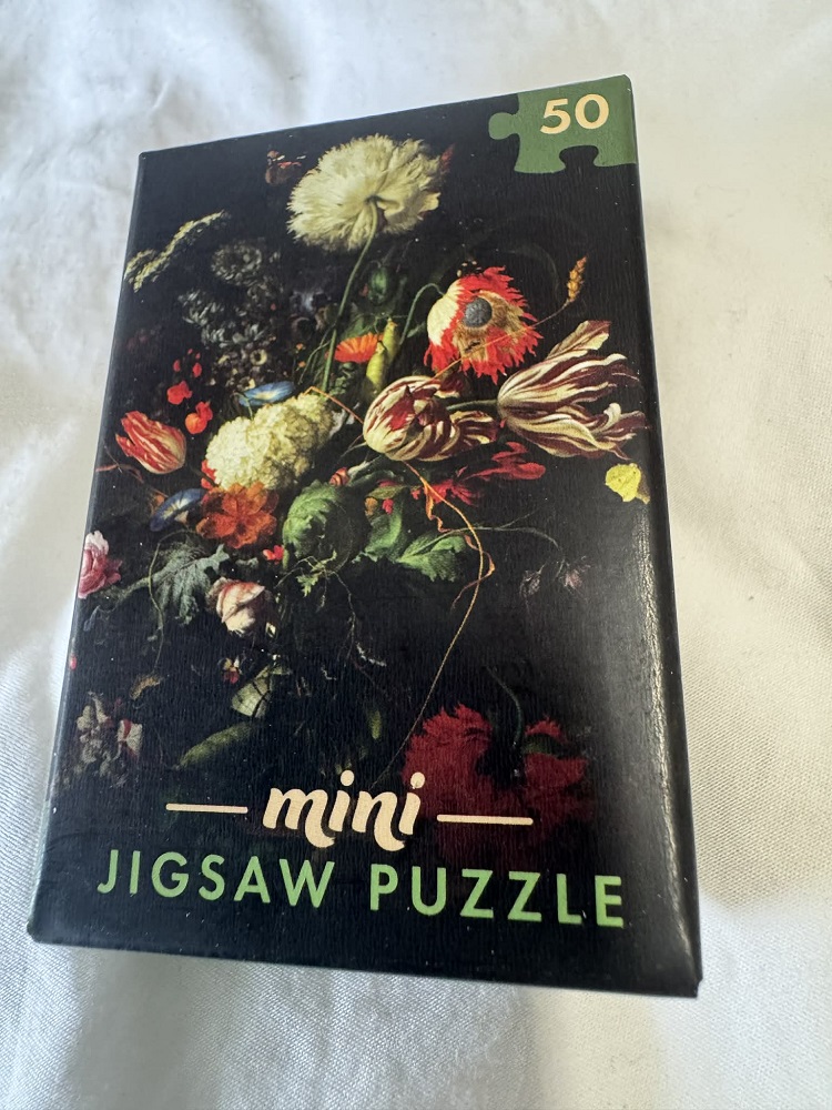 Mini Puzzle - De Heem Vase Of Flowers