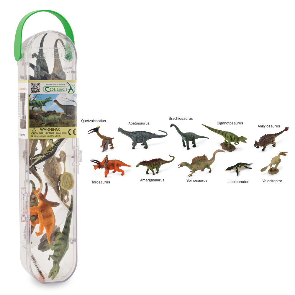 Mini Tube - 10 Dinosaurs B