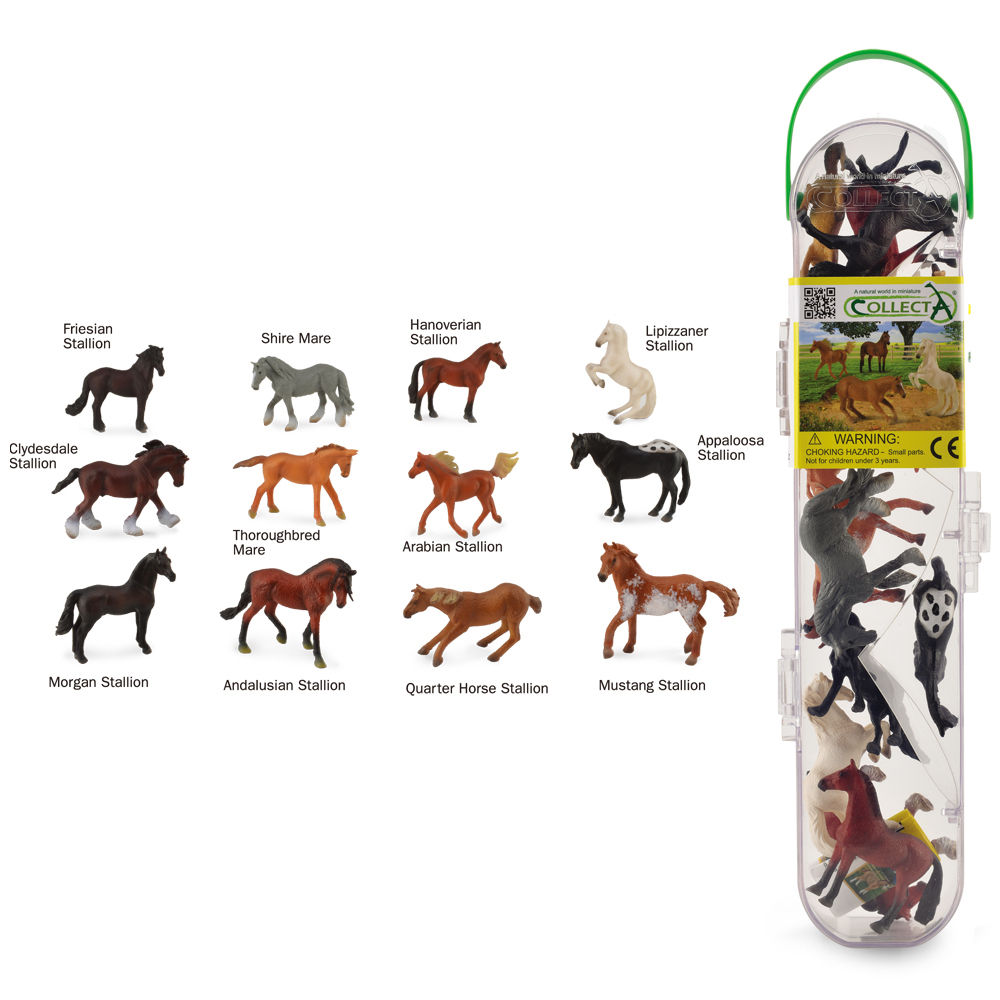 Mini Tube - 12 Horses