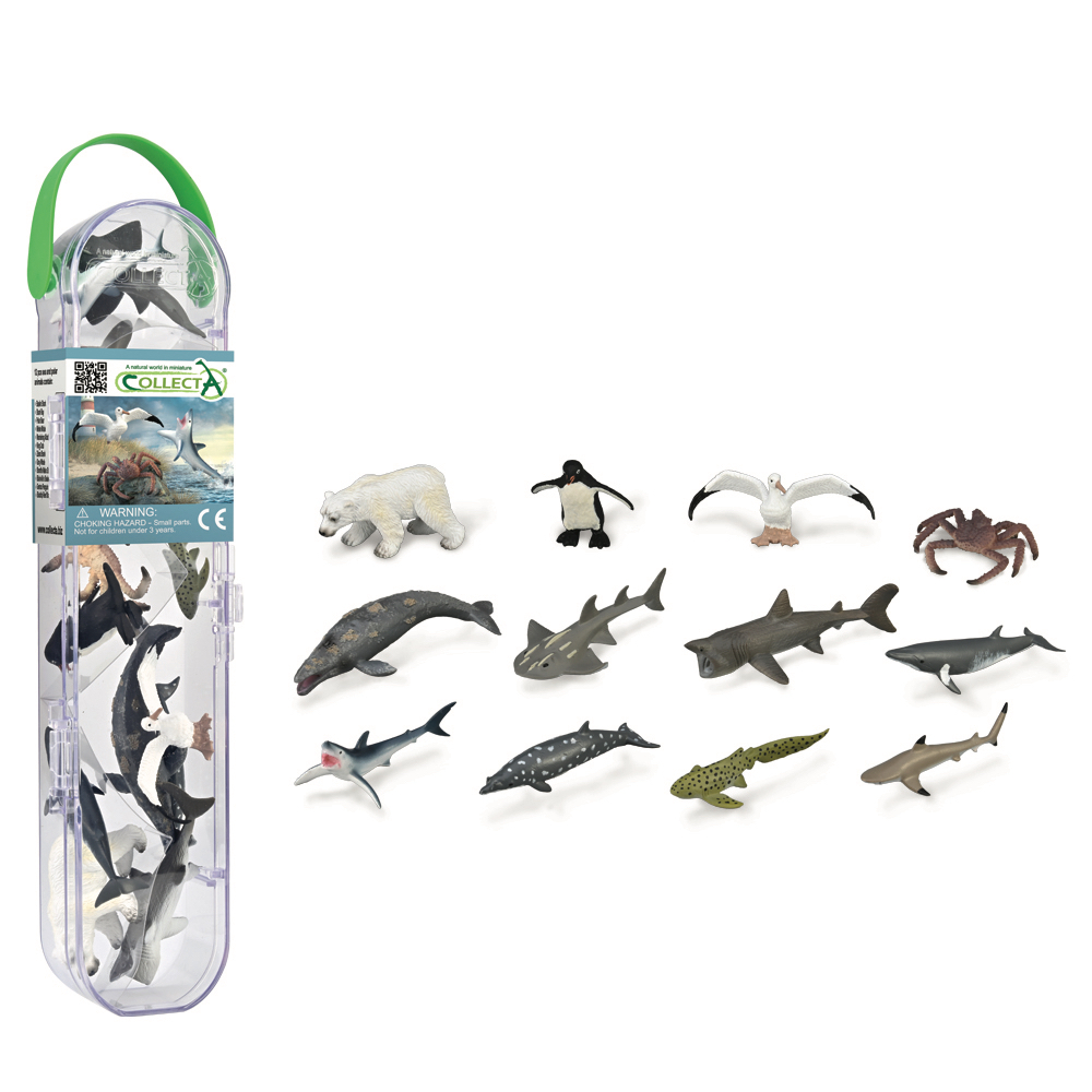 Mini Tube - 12 Marine Animals C