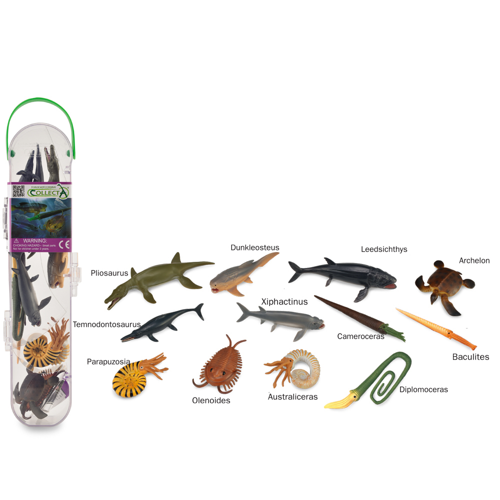 Mini Tube - 12 Prehistoric Marine Animals