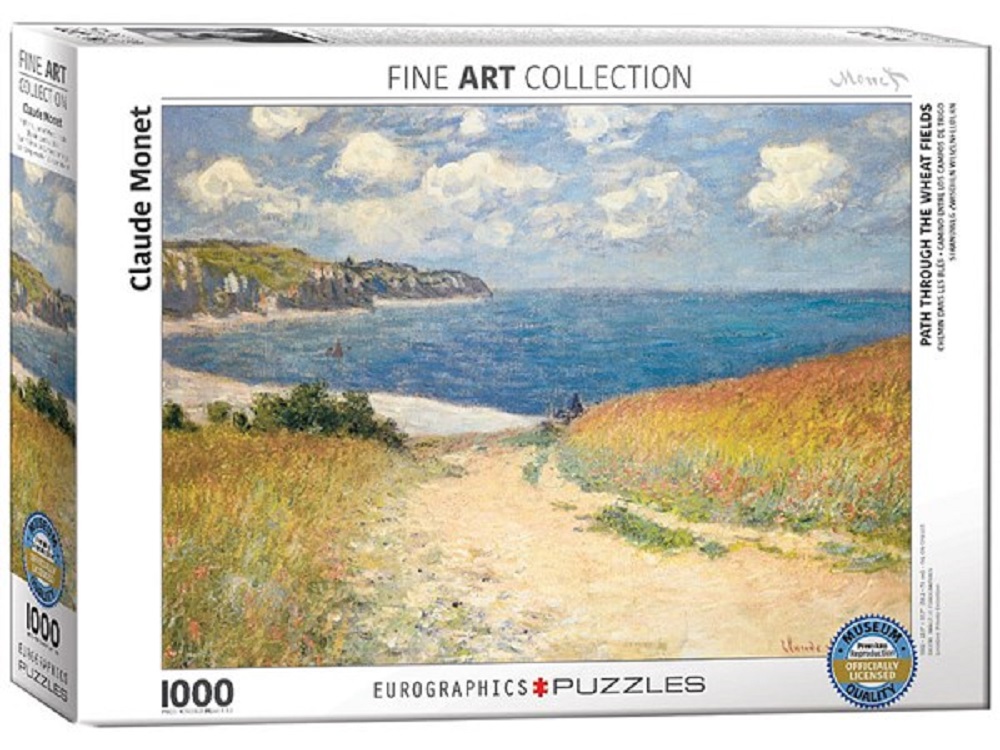 Monet - Path Through The Wheat Fields