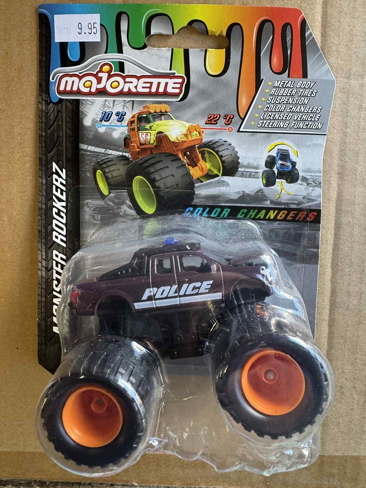Monster Rockerz Colour Changers - Police Truck