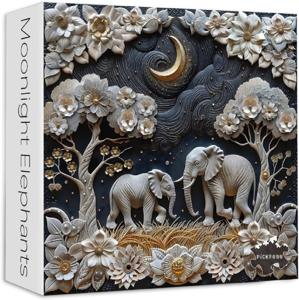 Moonlight Elephants