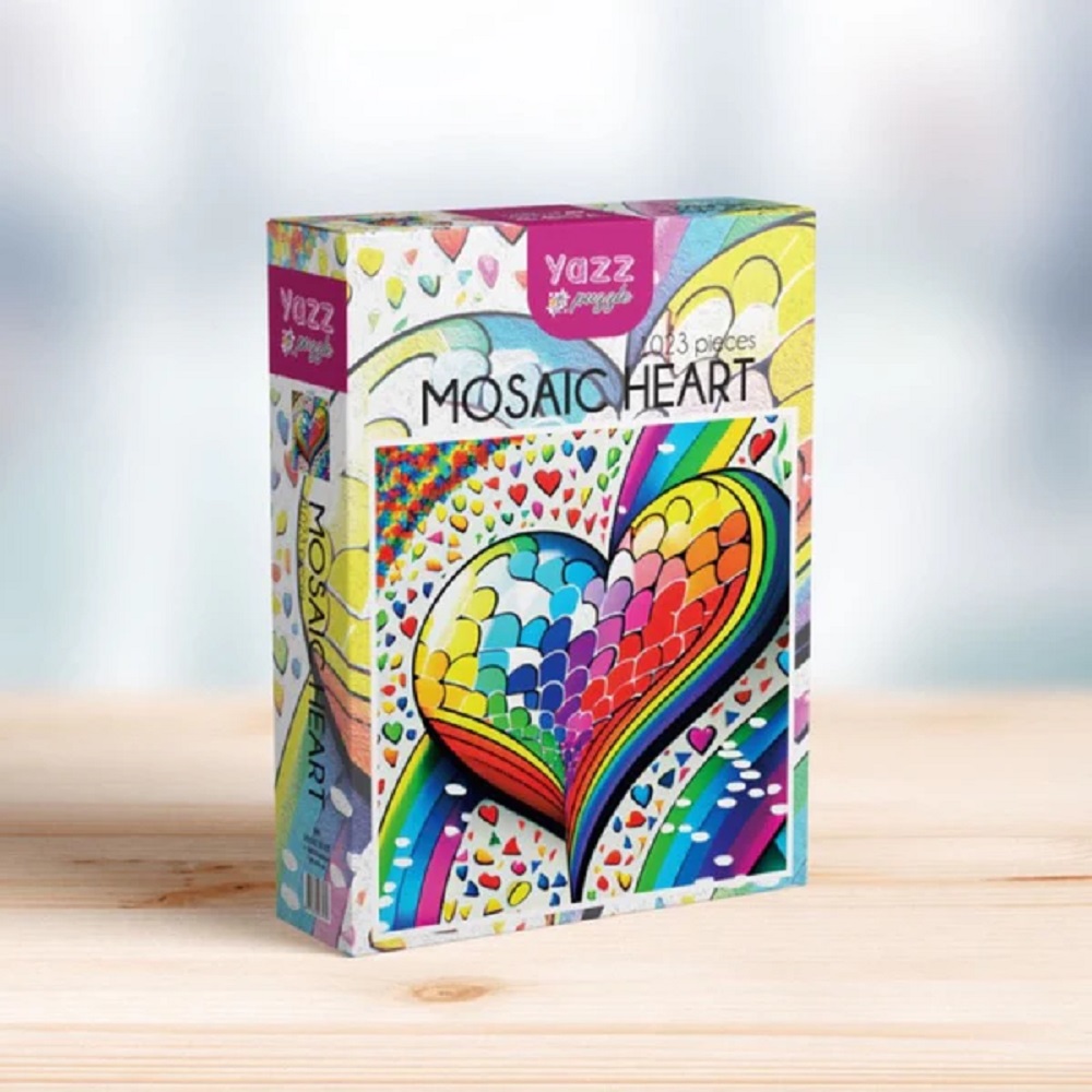 Mosaic Heart (Square Puzzle)