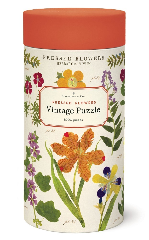 Vintage Puzzle - Pressed Flowers