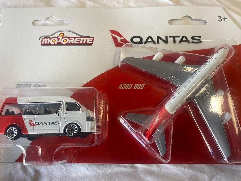 Qantas Toyota Hiace Service Van & A380-800
