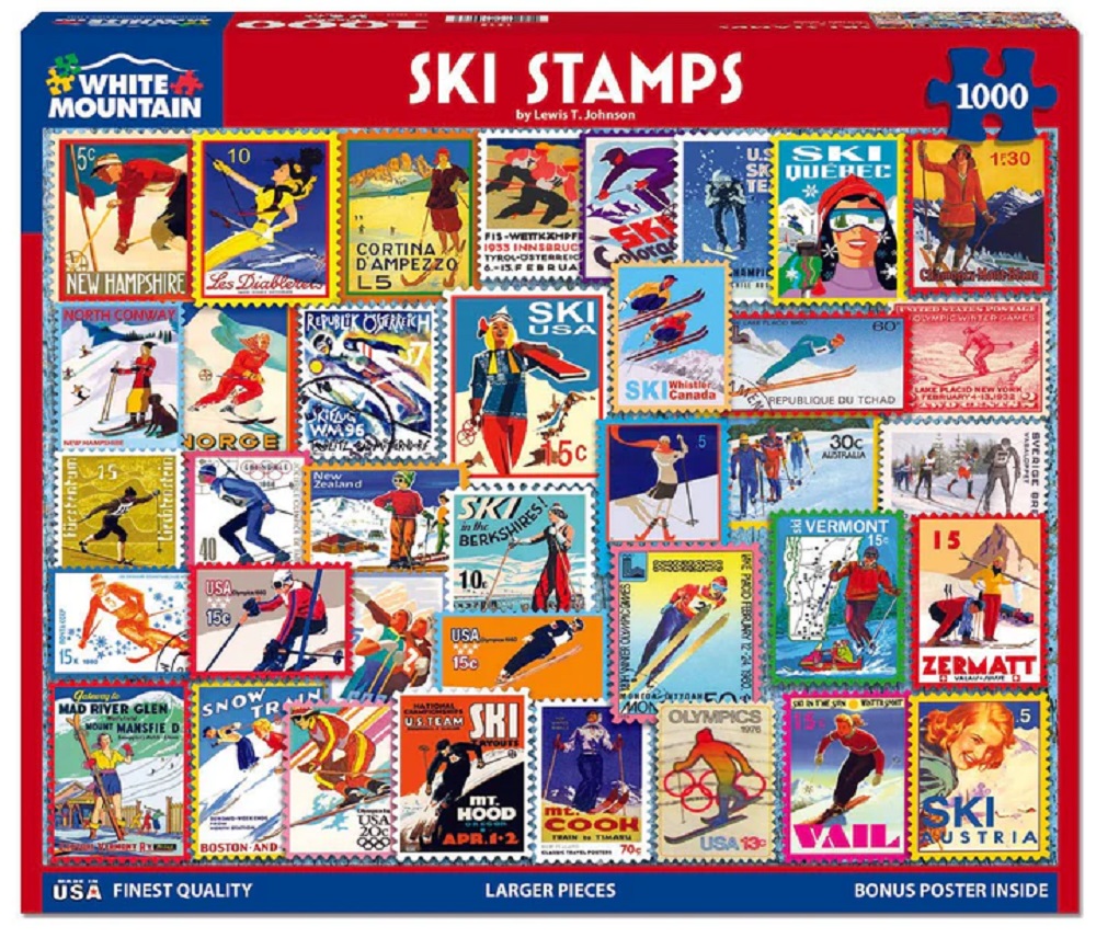 Ski Stamps 