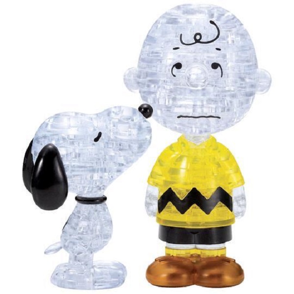 3D Crystal Puzzle - Snoopy & Charlie Brown