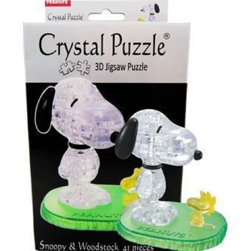 3D Crystal Puzzle - Snoopy & Woodstock