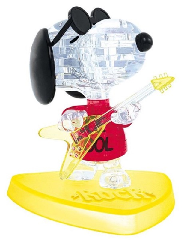 3D Crystal Puzzle - Snoopy Joe Cool