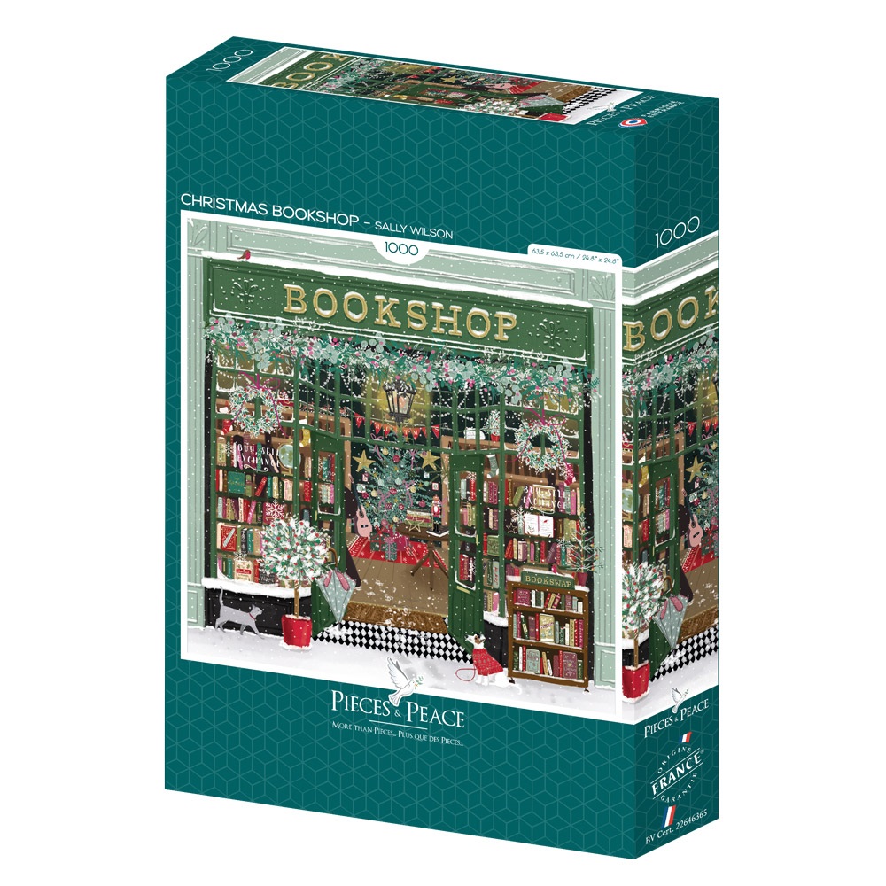 Square Puzzle - Christmas Bookshop (1)