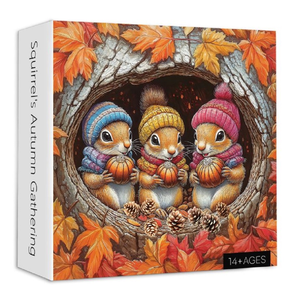 Squirrels Autumn Gathering