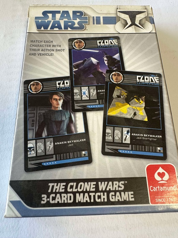 Star Wars The Clone Wars 3-Card Match
