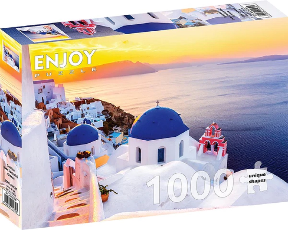 Sunset Over Santorini