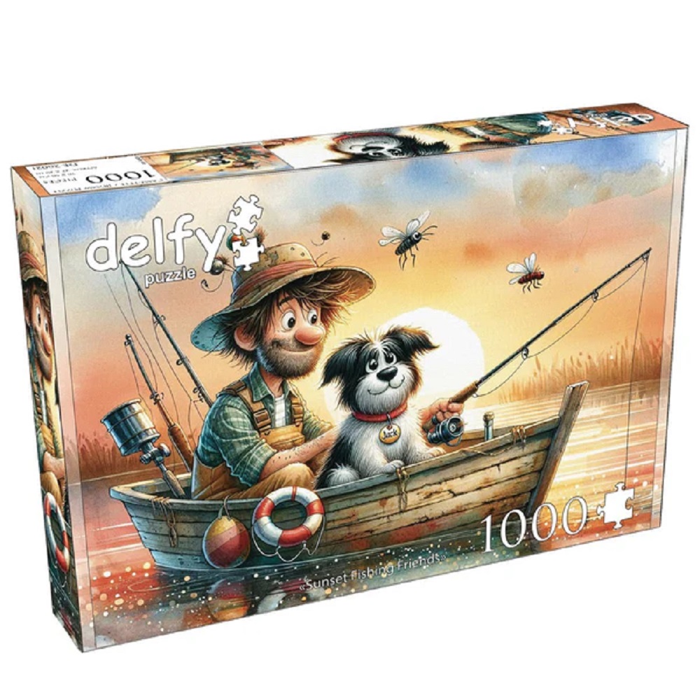 Sunset Fishing Friends  