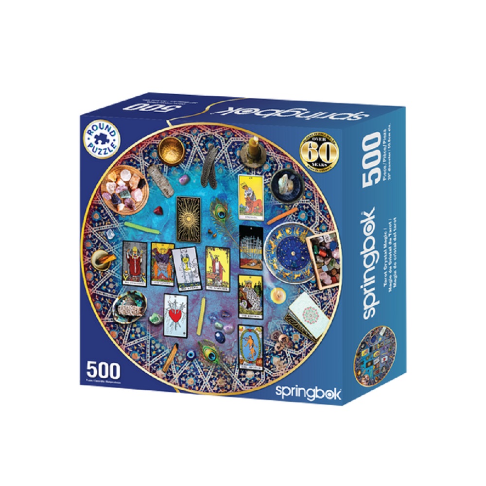 Tarot Crystal Magic Round Puzzle  