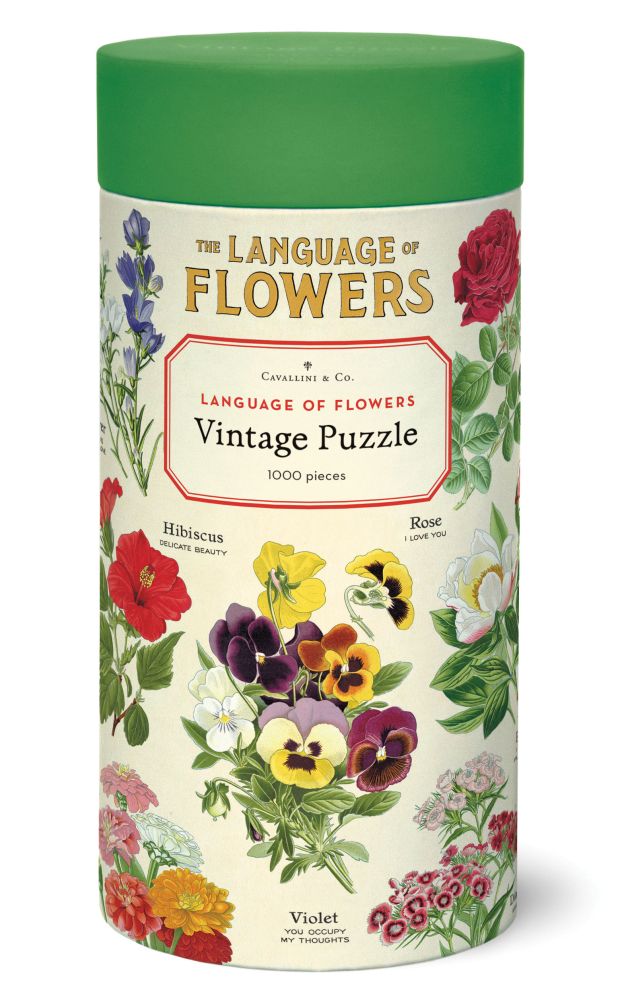 Vintage Puzzle - The Language Of Flowers