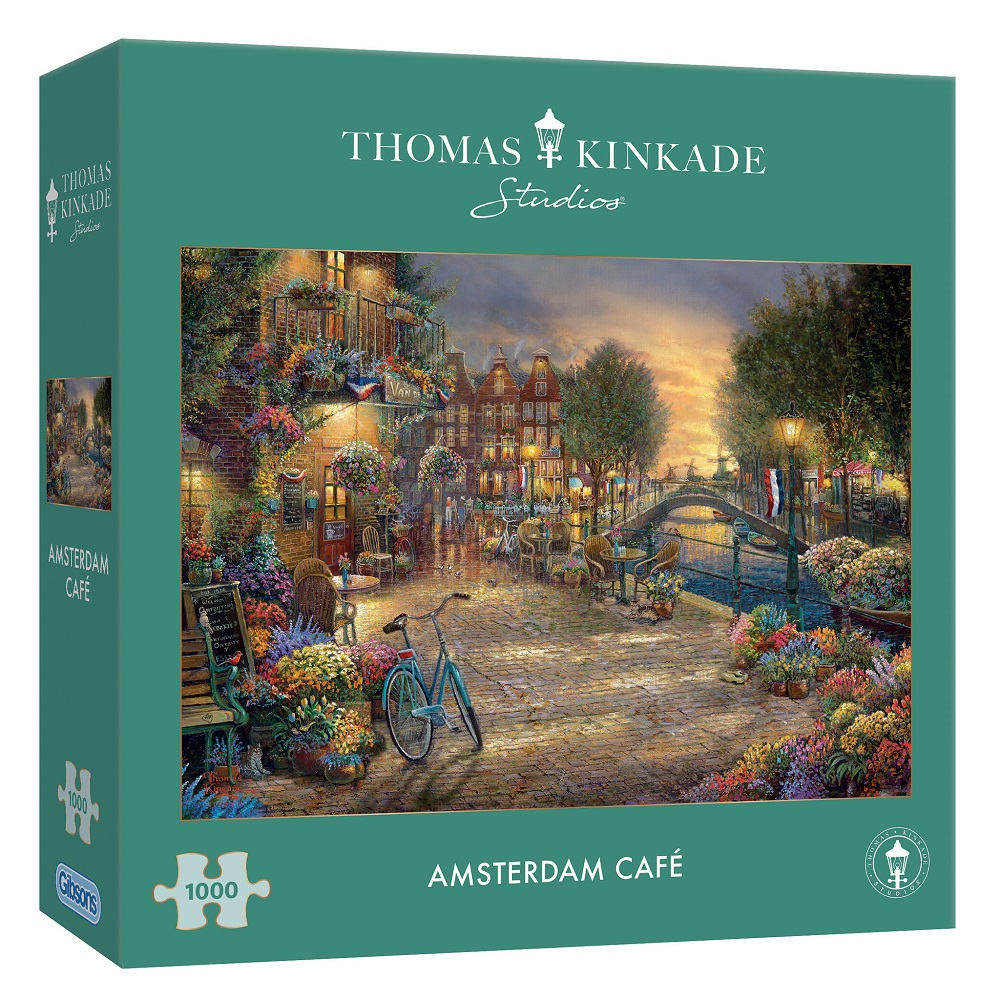 Thomas Kinkade - Amsterdam Cafe  