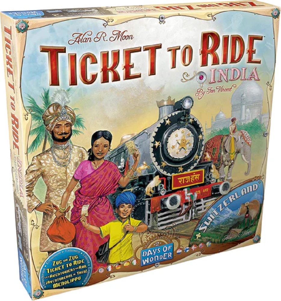 Ticket To Ride India & Switzerland
