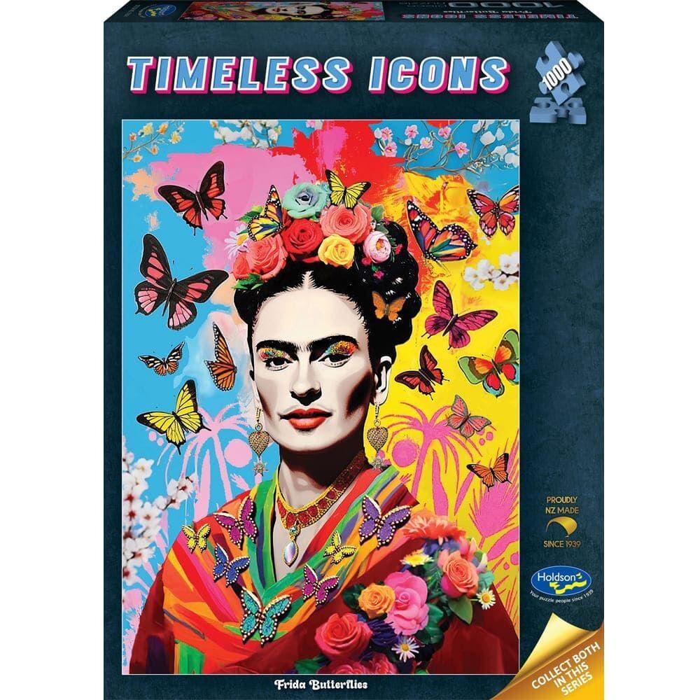 Timeless Icons - Frida Butterflies
