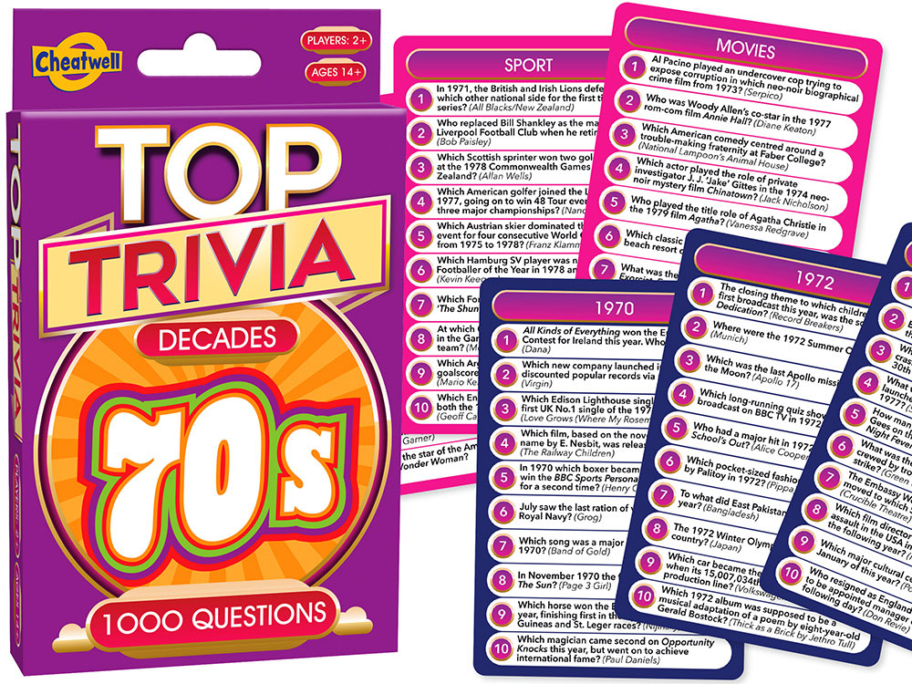 Top Trivia Decades 70s