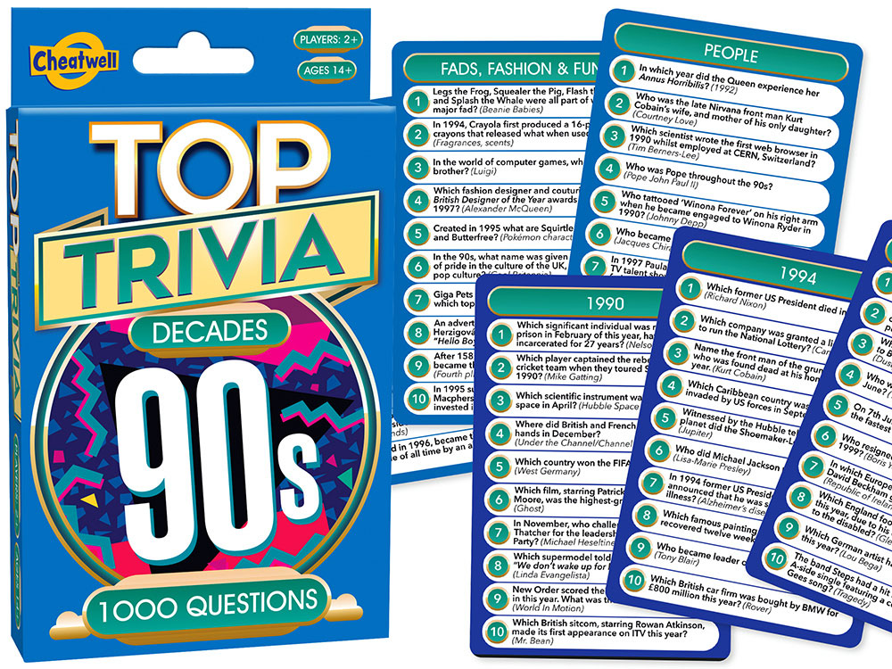 Top Trivia Decades 90s