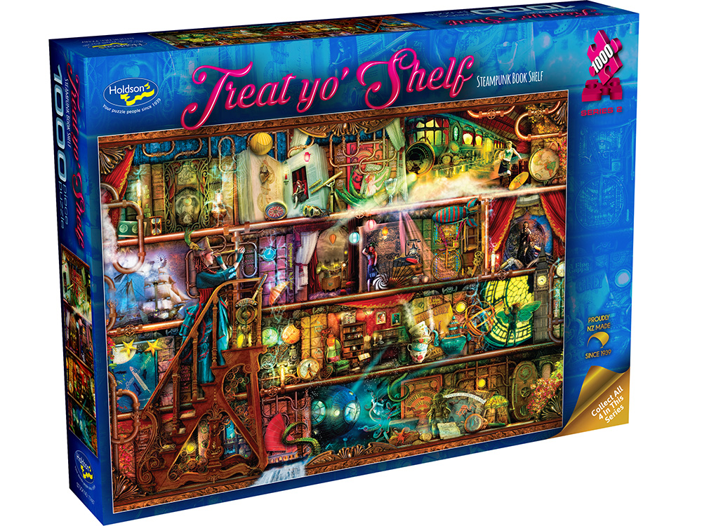 Treat Yo' Shelf Steampunk Book Shelf