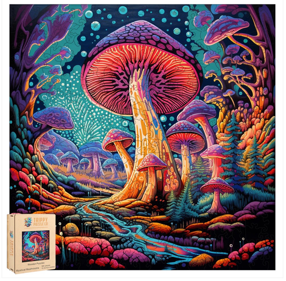Trippy Puzzles - Mystical Mushrooms