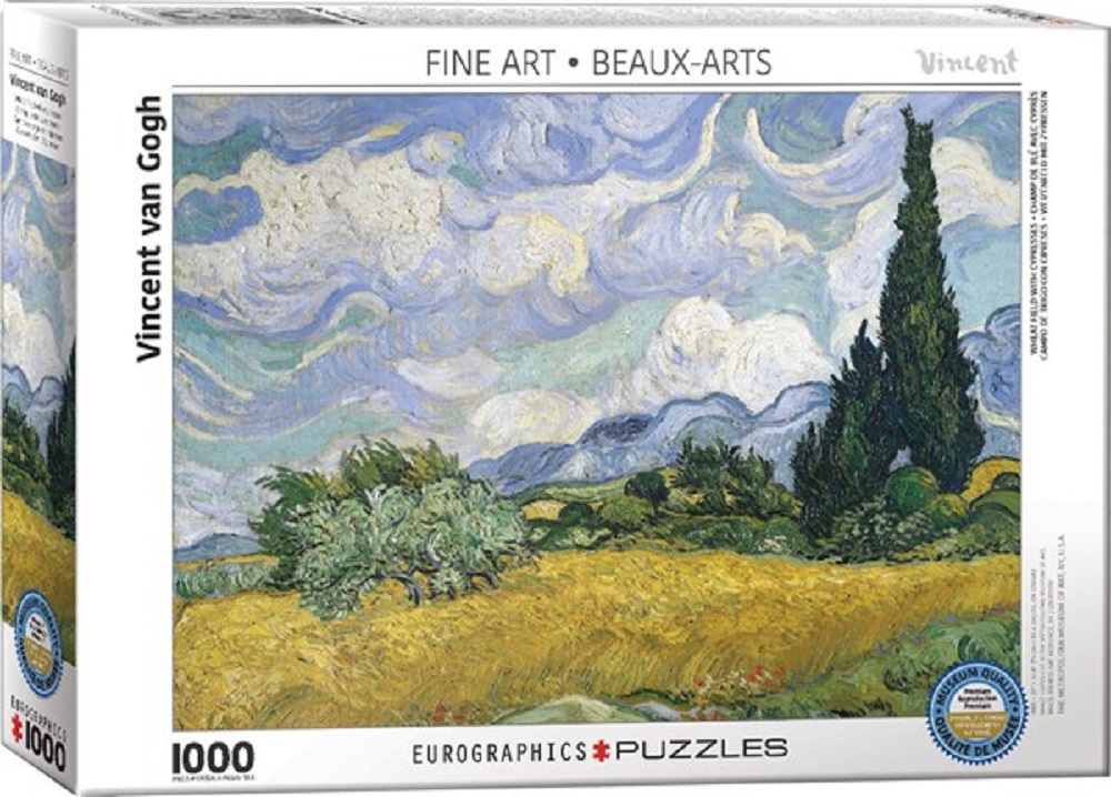 Van Gogh - Wheat Field With Cypresses