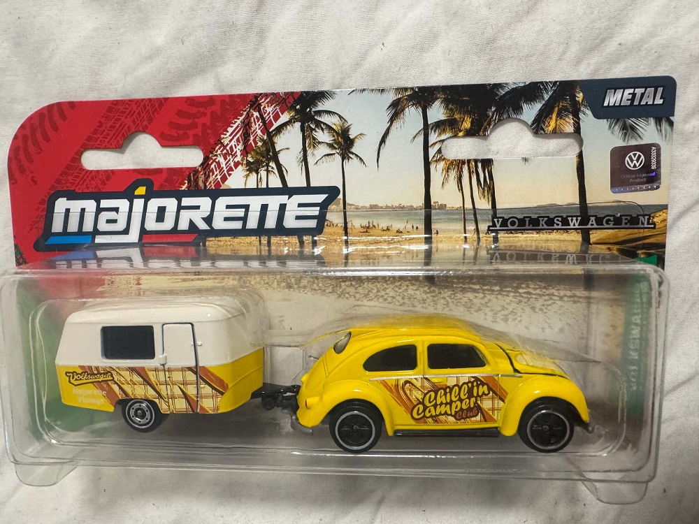 Volkswagen Beetle With Caravan