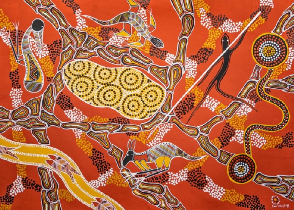 Indigenous Art - Wangarra Our Great Hunter 