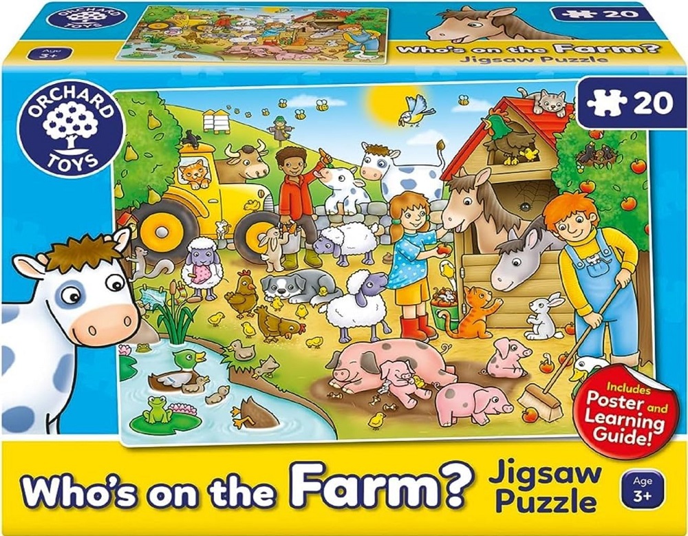 Orchard Toys - Who's On The Farm? Jigsaw Puzzle