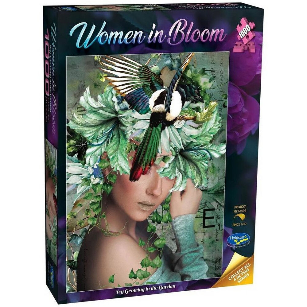 Woman In Bloom - Ivy Growing In The Garden