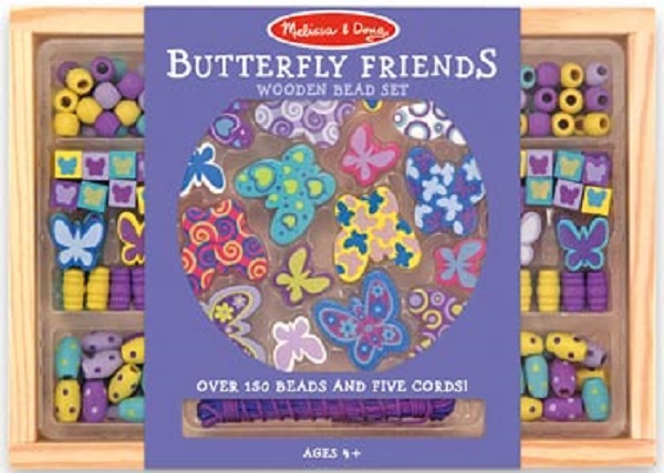 Wooden Beads Set - Butterfly Friends