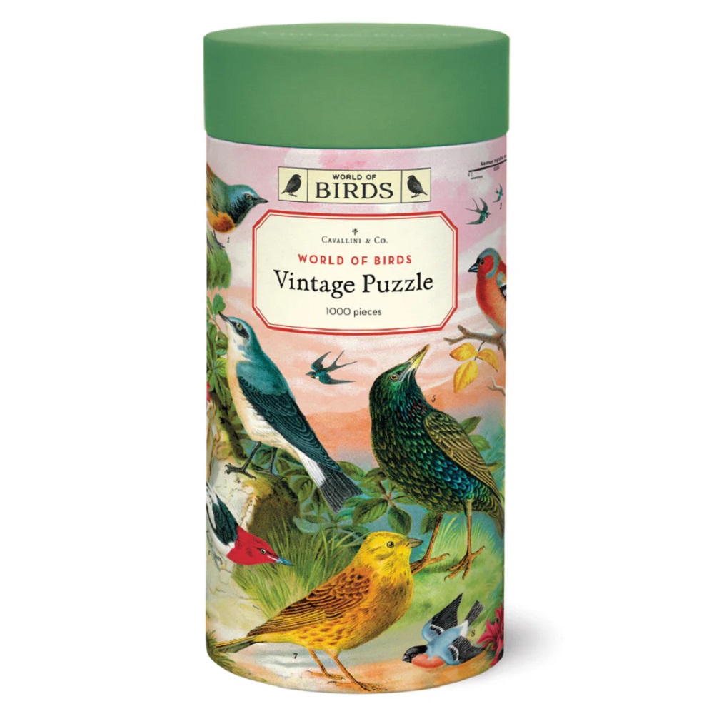 Vintage Puzzle - World Of Birds