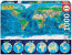 Neon Fluorescent - World Map