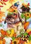 Autumn Greetings Bunny
