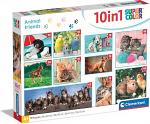 10-In-1 Puzzle Pack - Animal Friends