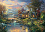 Thomas Kindade - Nature's Paradise  