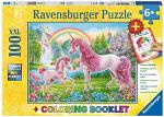 Magical Unicorns With Colouring Book