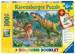 World Of Dinosaurs With Colouring Book