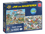 Jan Van Haasteren - 2 x 1000 By Air, Land & Sea And Traffic Chaos