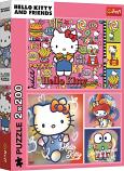 2 x 200 Piece Puzzles - Hello Kitty & Friends (2)