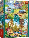 2 x 500 Piece Puzzles - Summertime Relax