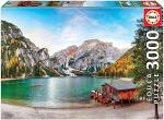 Braies Lake In Autumn