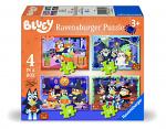 4 Puzzles In A Box - Bluey Halloween
