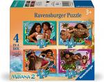 4 Puzzles In A Box - Disney Moana 2